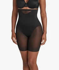 Miraclesuit Extra Firm Sexy Sheer Shaping Hi-Waist Thigh Slimmer L73625 Size S