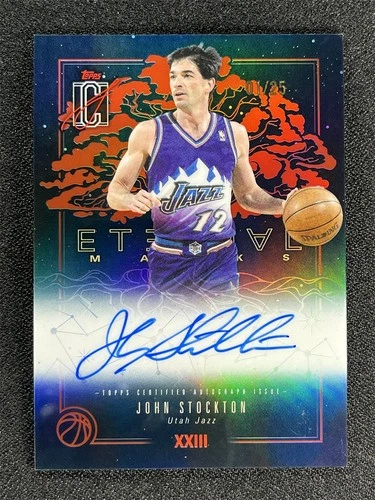 2025 Topps Signature John Stockton Red (RAW)