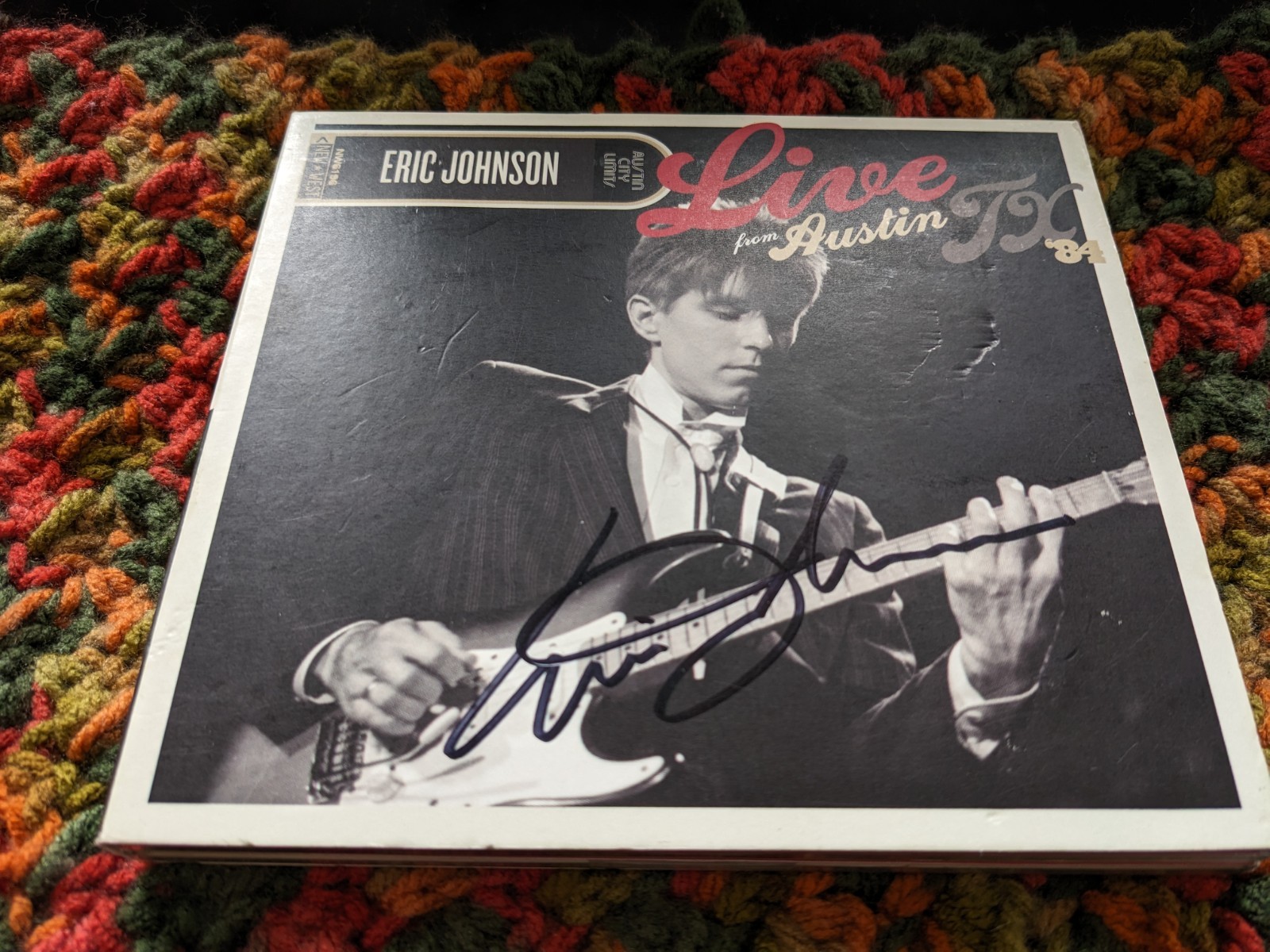 Eric Johnson Live from Austin TX '84 CD DVD set Austin City Limits (Signed)