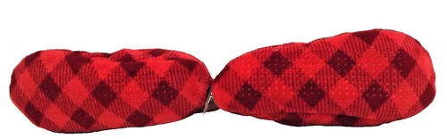 Great Christmas Sherpa Cozy Slippers Santa Non-Slip Bottom Size: L/XL 8-10 NWT - Picture 15 of 16