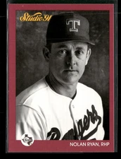 1991 Studio #128 Nolan Ryan Texas Rangers