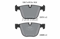 Textar Bremsbelagsatz, Scheibenbremse 2373101 FüR Alpina BMW