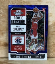 2023-24 Panini Contenders Optic Bilal Couliby RC Ticket International Blue /45