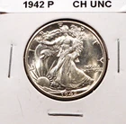 1942-P  WALKING LIBERTY HALF DOLLAR - Choice Uncirculated