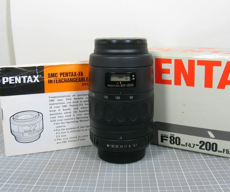 SMC Pentax-F 80-200mm f/4.7-5.6 Telephoto Auto Focus Zoom Lens SLR/DSLR Read