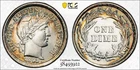 1893-P PCGS MS63 Barber Silver Dime (Amazing Toning) U.S. 10c Coin Mint State