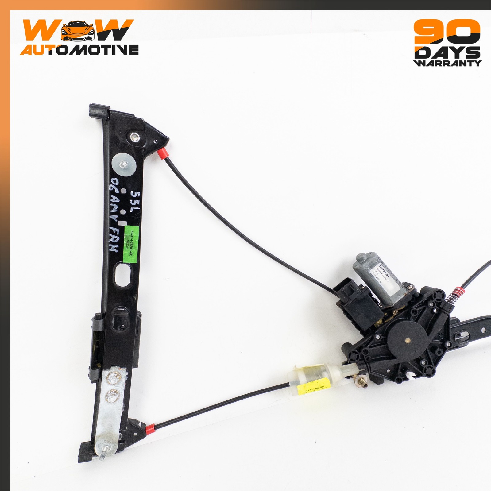 06-16 ASTON MARTIN V8 VANTAGE FRONT RIGHT DOOR WINDOW REGULATOR MOTOR OEM