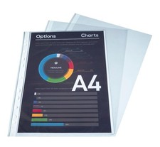 Ref. 59110E - Box of 500 Premium Grained Polypropylene Perforated Pouches