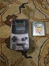 Nintendo Game Boy Color Handheld System Atomic Purple with Games