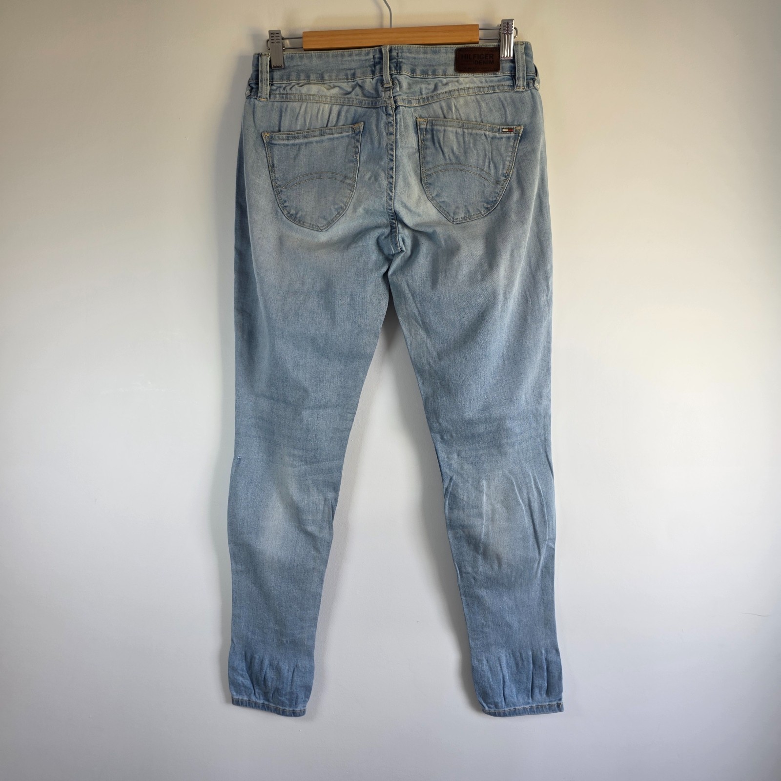 Tommy Hilfiger Sophie Skinny Jeans W30 L31 Women's Blue Stretch Denim UK 10-12 image 2