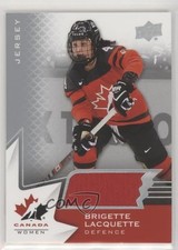 2020-21 Upper Deck Team Canada Juniors Women's WC Jerseys Brigette Lacquette 2d8