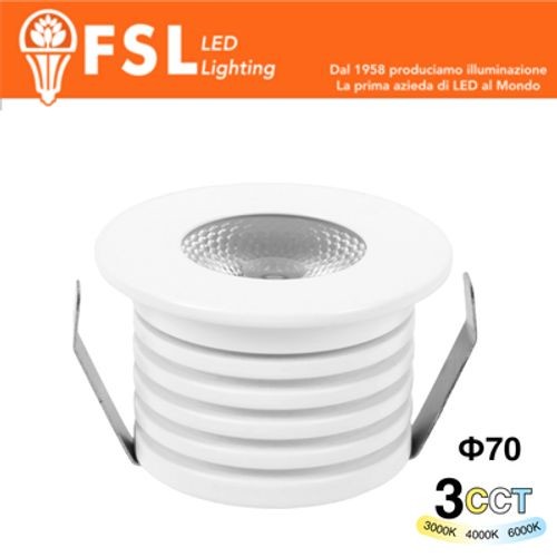 Spotlight LED VEGA 7W 3CCT: Illuminazione Design con Eaglerise Driver