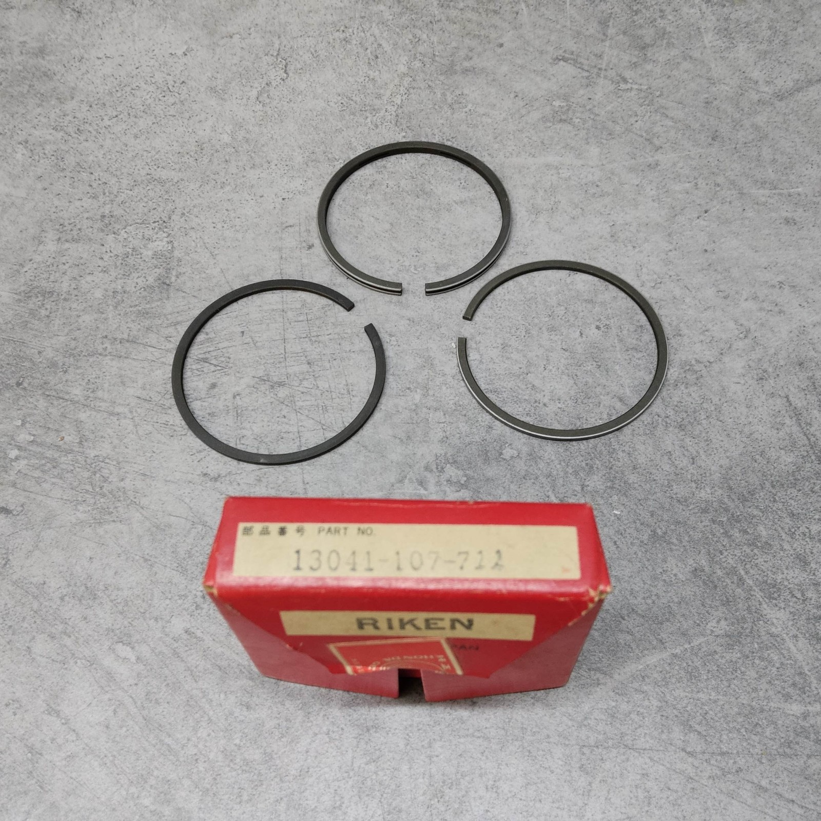 Segments de piston +0.75 Honda SL125 et CBS125 pour réparation de moteur de moto ancienne