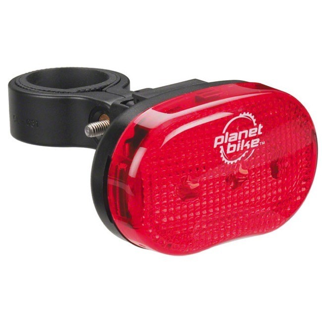 Planet Bike Blinky 3 Taillight: Red/Black - RED BLINKING BIK