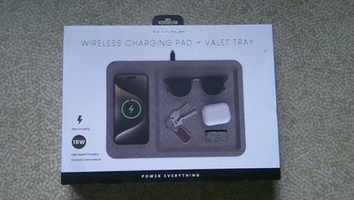 Press Play Wireless Charging Pad + Valet Tray (New in Box)