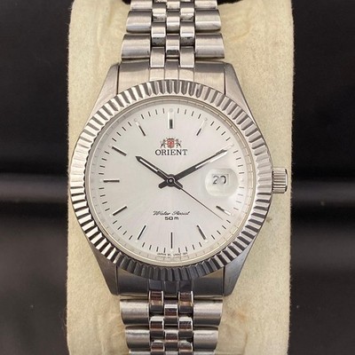 Rolex Seiko Citizen Orient G-SHOCK腕時計 Seiko President Watch Men 36mm Gold Dial Gold Tone Daydate 7n43