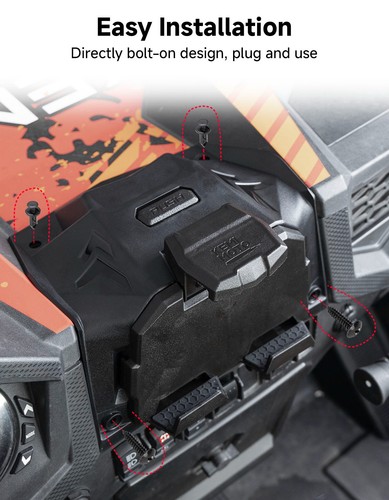 Upgrade Electronic Tablet Device Holder for Polaris RZR XP 1000 Turbo 2019-2023 - Picture 7 of 8