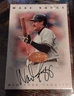 Leaf 1996 Signature Series Wade Boggs Autographed Bronze Card New York Yankees