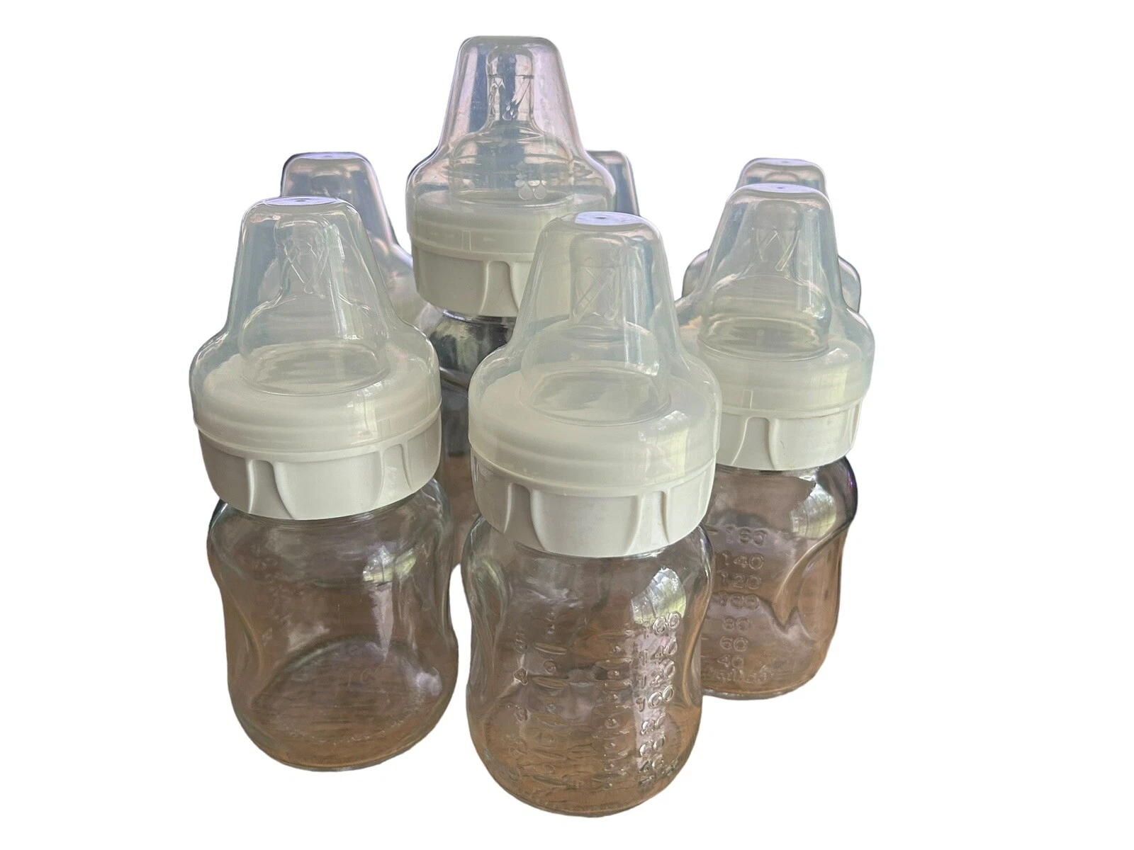 Born Free 2011 Lot of glass baby bottles 6 5oz 1 9oz