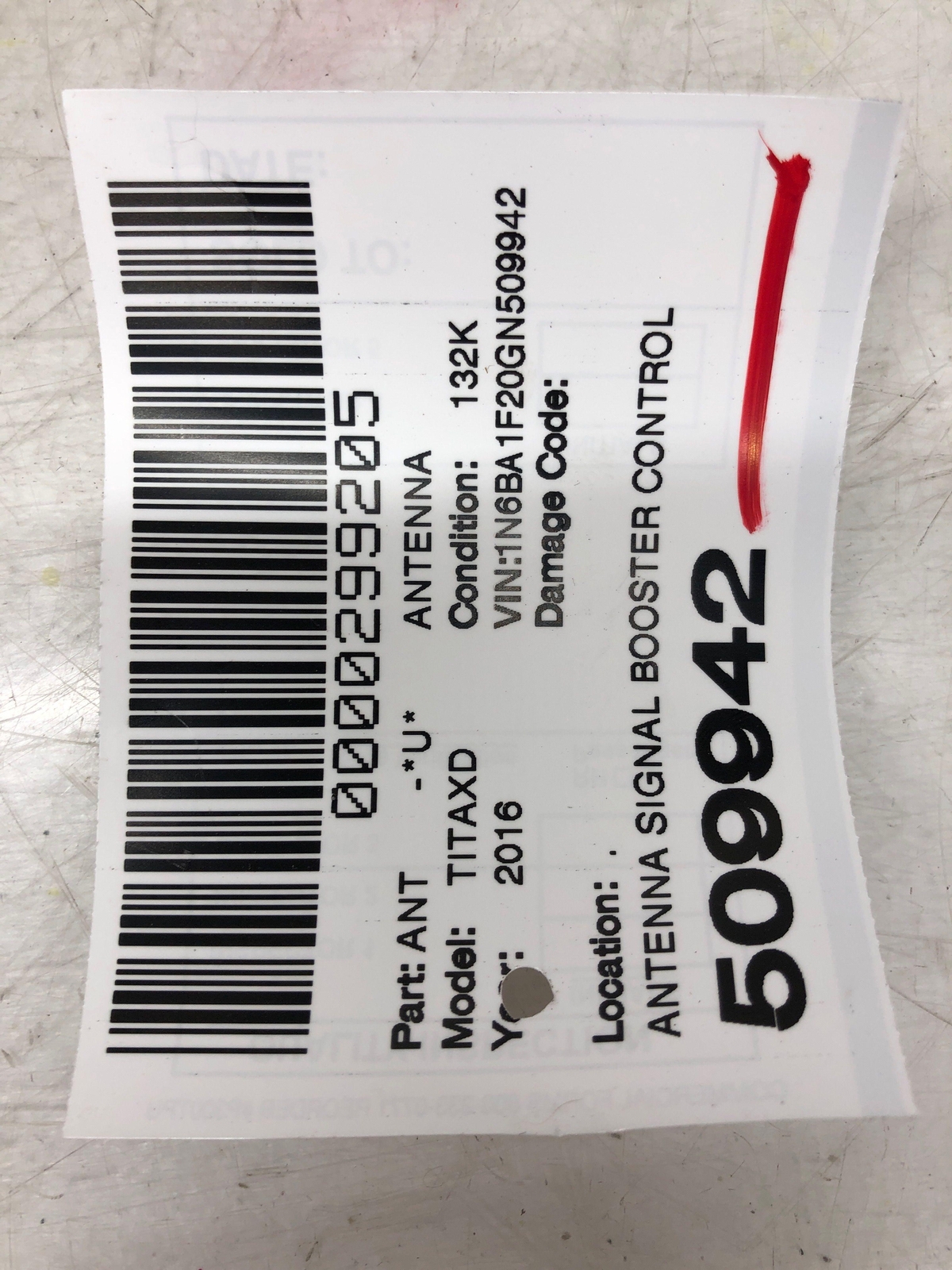 20162019 NISSAN TITAN XD ANTENNA SIGNAL BOOSTER CONTROL MODULE 28212EZ00A OEM eBay