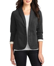 JustBlanks Women's Fleece Blazer Classic Shawl Collar Cardigan Jacket - JBL298