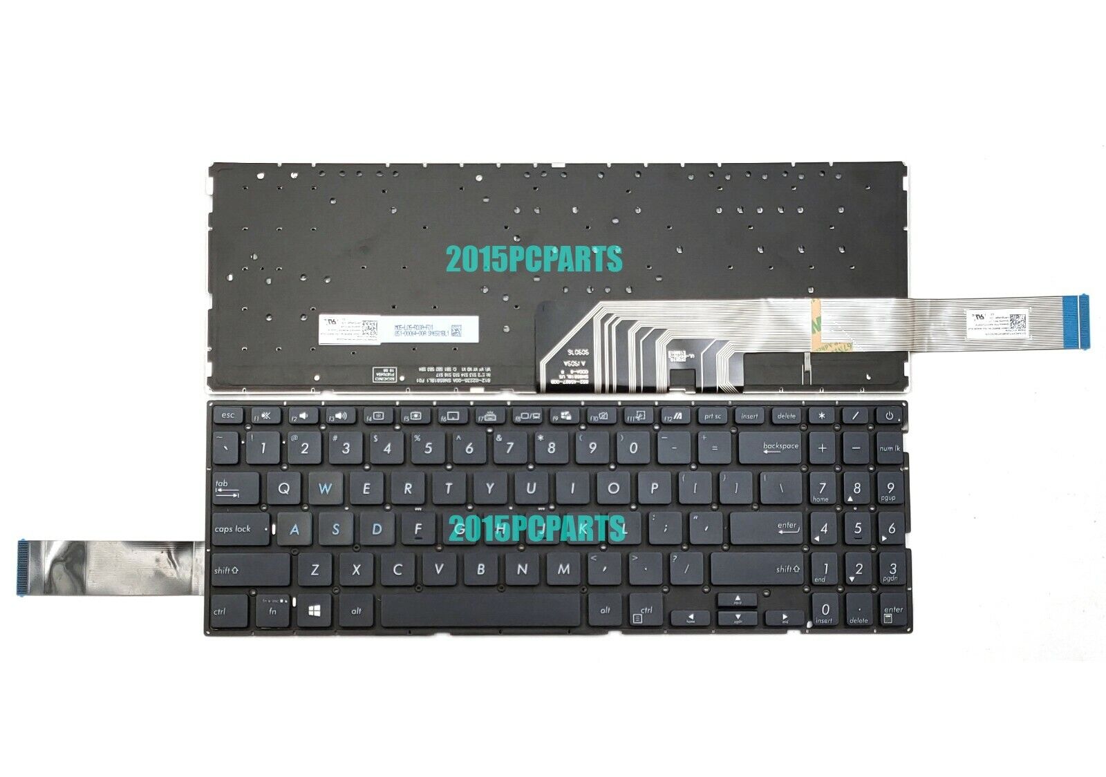New Asus K571 K571GT F571 F571GT Mars15 VX60 VX60GT Keyboard US Backlit