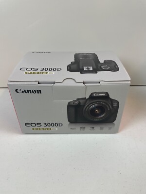 Canon EOS 3000D with 18-55mm  Lens  Kit With SD Card Battery Brand New Open Box