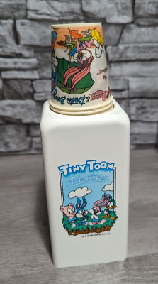 Rare Tiny Toon Adventures Dixie Cup Dispenser Holder w/28 Cups Babs Buster Bunny