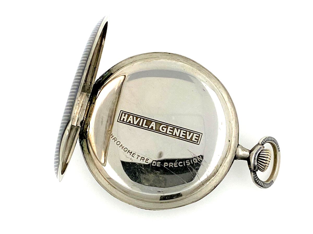 HAVILA Pocket Watch NIEL Tula 800 Silver Fully Screwed Movement