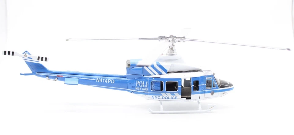 2004 Nueva York Ciudad de Nueva York NYC Police Foundation Inc. Diecast Bell 412 helicóptero Foto 3 de 4