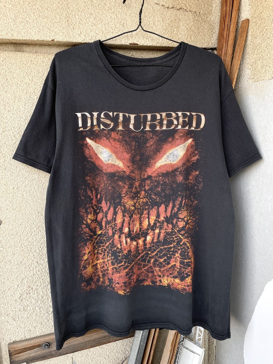 希少サイズ 3XL ヴィンテージ DISTURBED ディスターブド Tシャツ XL Vintage Disturbed 90s Giant Tag Rock Metal Band T Shirt