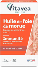 Vitavea - Huile De Foie De Morue - Complément Alimentaire Immunité, Défenses Nat