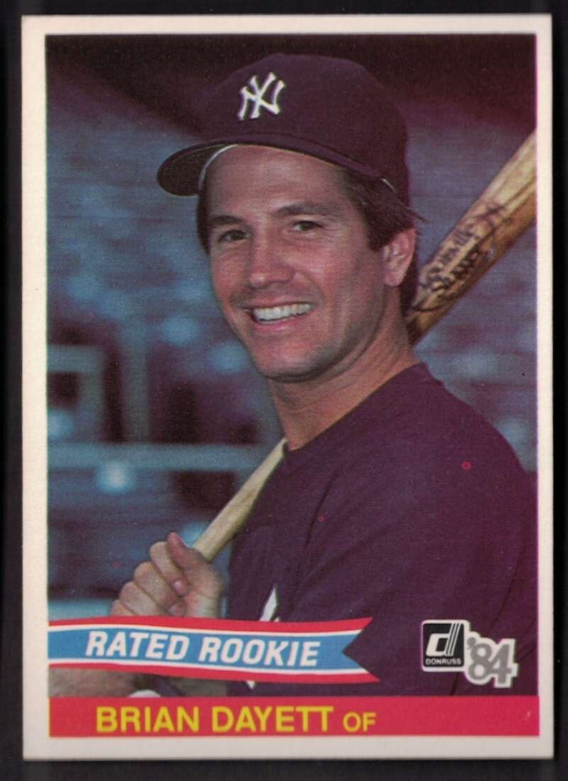 1984 Donruss #45 Brian Dayett RATED ROOKIE - New York Yankees