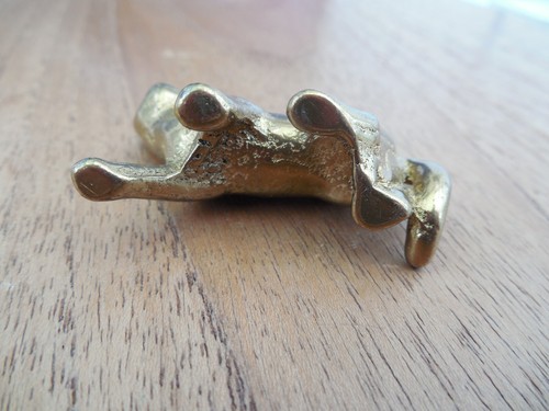 Bosse Rohac Hagenauer Gluttöter Baller Figur Katze Messing (B) - Bild 5 von 6
