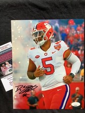 DJ UIAGALELEI SIGNED 8X10 CLEMSON TIGERS FOOTBALL AUTO JSA COA