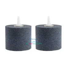 Aquarium Air Stones 2"x2" Cylinder  Fish Tank Bubbler for Hydroponics 2PCS