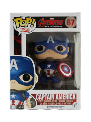 Funko Pop Captain America Age Of Ultron Vinyl Figure #67 Marvel