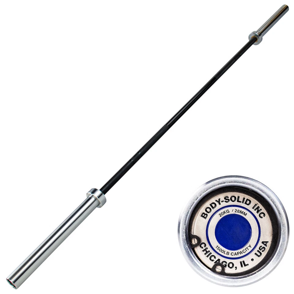 Rodamientos de agujas Body-Solid Extreme Olympic Bar 28 mm 1500 lb. Capacidad Foto 3 de 3