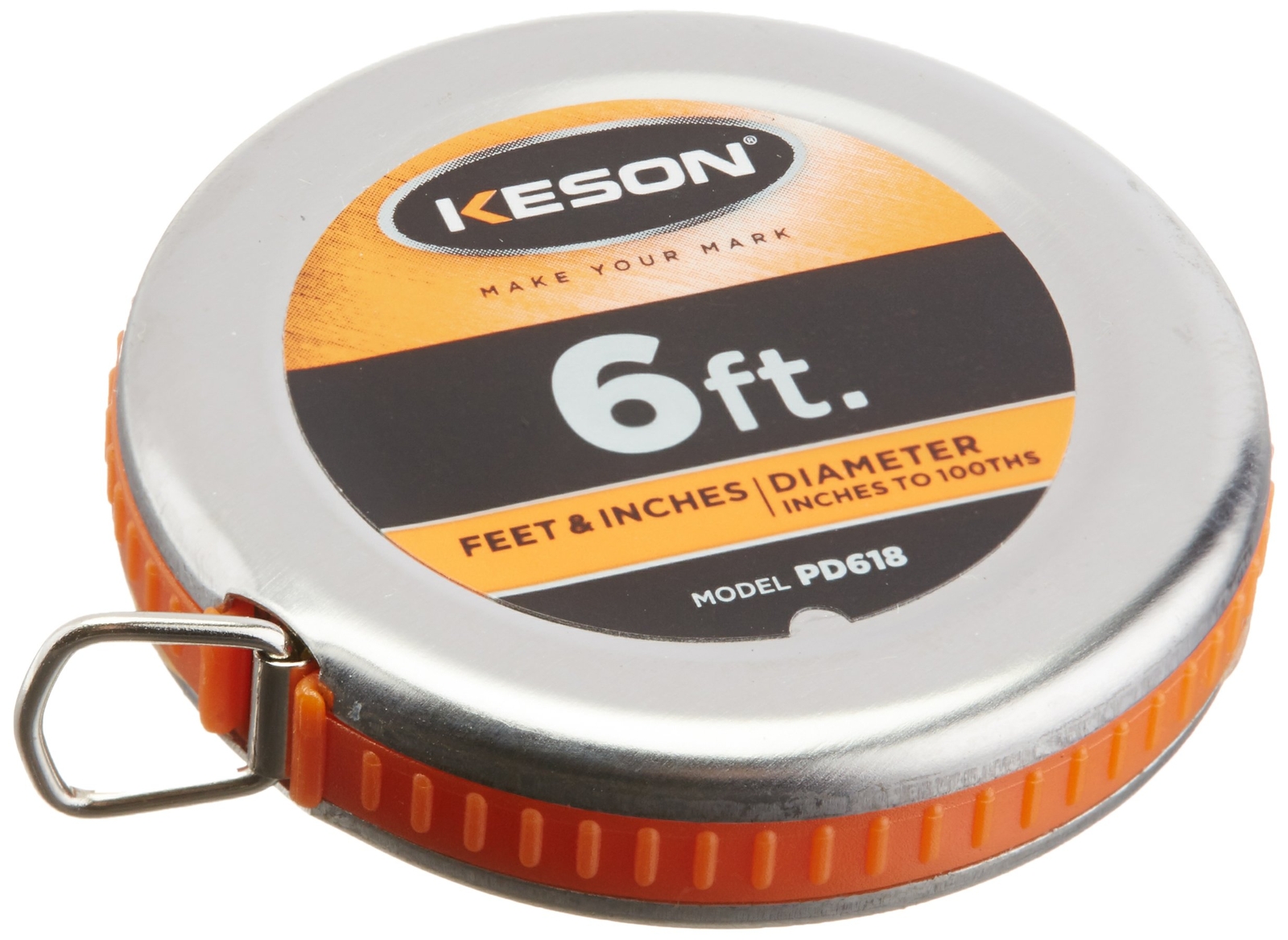 Keson PD618 Diameter Measuring Tape with Steel Blade and Cas