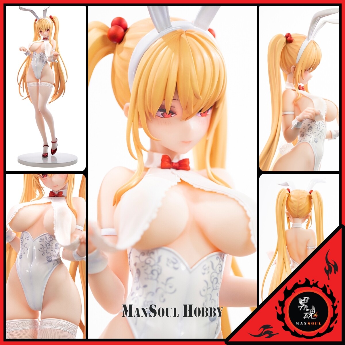 NEW AUTHENTIC BearPanda x K pring Sayuri Bunny Girl 1/4 Complete