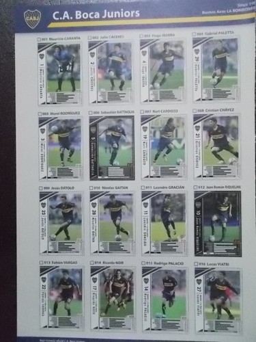Panini WCCF Base Boca Juniors Rookie RIQUELME Palermo - Picture 46 of 86