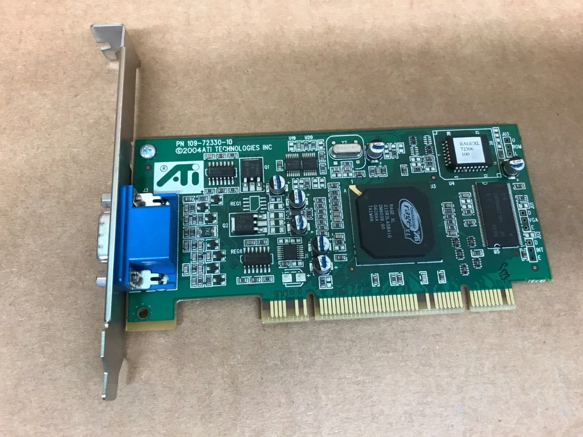 ATi Rage XL 8MB PCI VGA Video Card 109 72330 10 1027231410 eBay