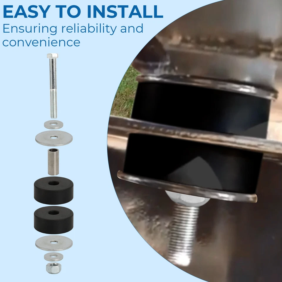 Kit de montaje en núcleo de marco de soporte de radiador 2x2 para camionetas Ford F100 F150 F250 1965-79 Foto 4 de 4