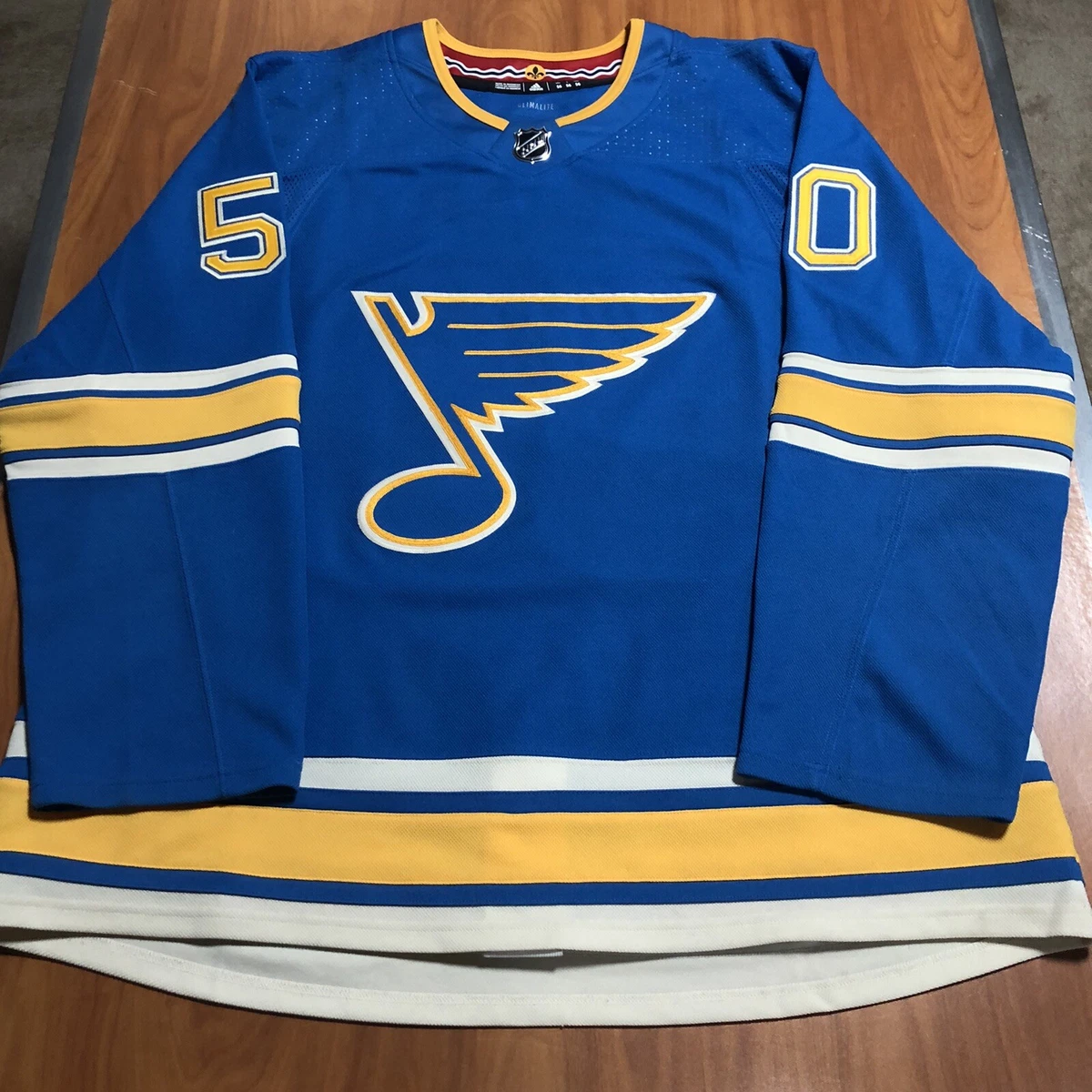 Jordan Binnington St. Louis Blues Autographed White Adidas