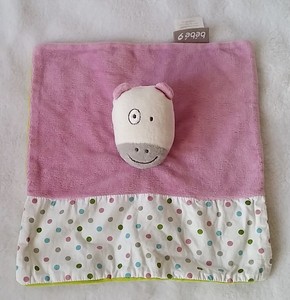 Doudou Plat Vache Max Lyla Mauve A Pois Dessous Vert Bebe 9 D 367 Ebay