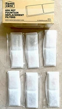 PET 6PK FOUNTAIN REPLACEMENT FILTERS (6 Filters) HOME ZONE
