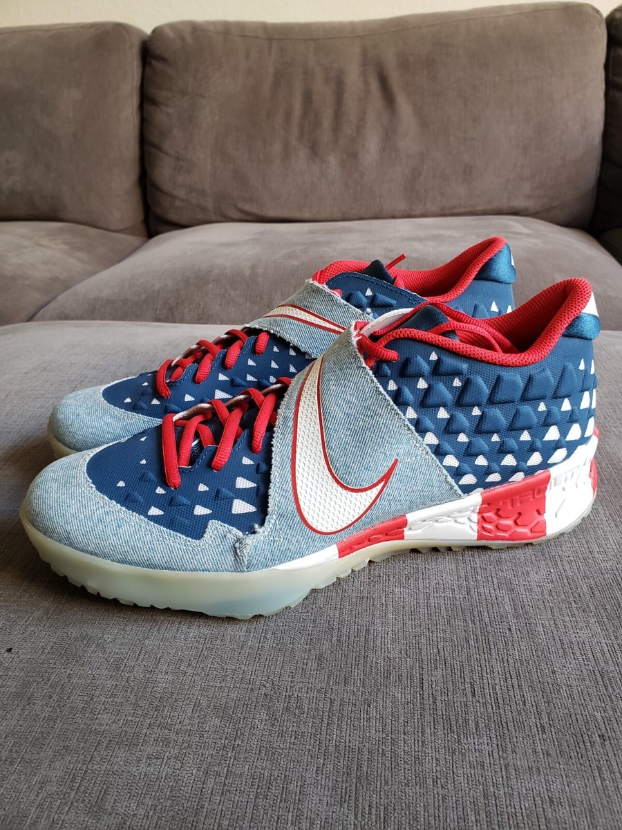 Nike Force Zoom Trout 6 Turf Premium \'Denim\' Nike Force Zoom Trout 6 Turf Premium Denim for Sale  main image 3