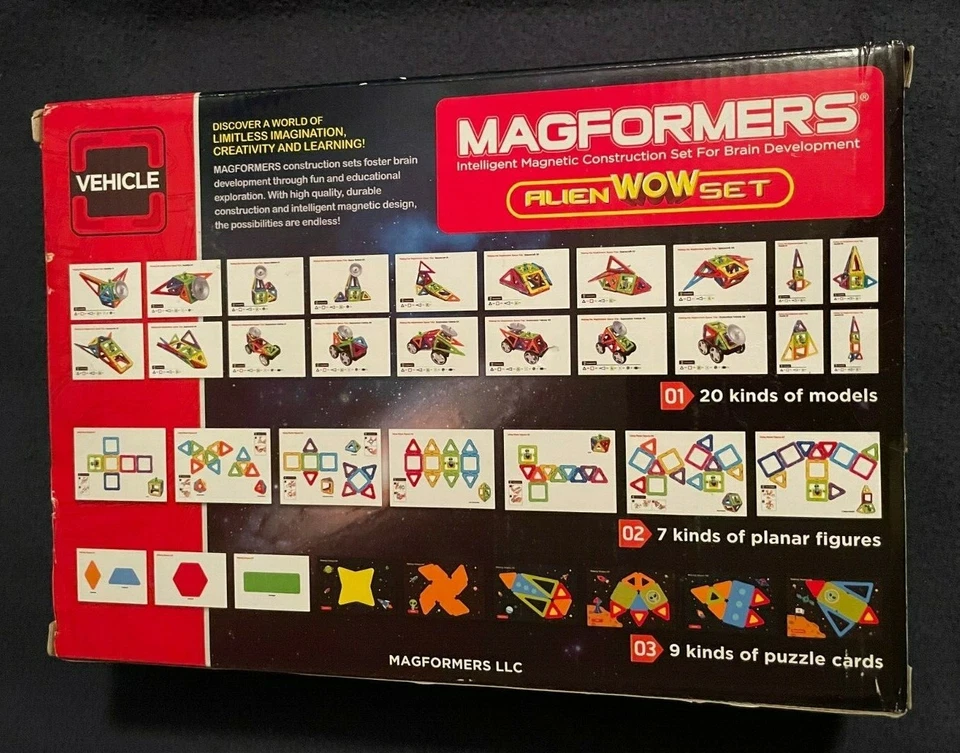Magformers 22-Piece WOW Alien Set - NIP - Image 2 of 4