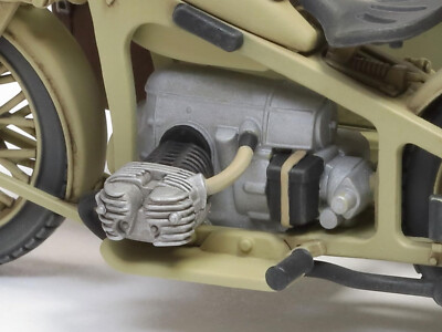 TAMIYA 1/35 No.384 GERMAN KS600 MOTORCYCLE & SIDECAR Model Kit