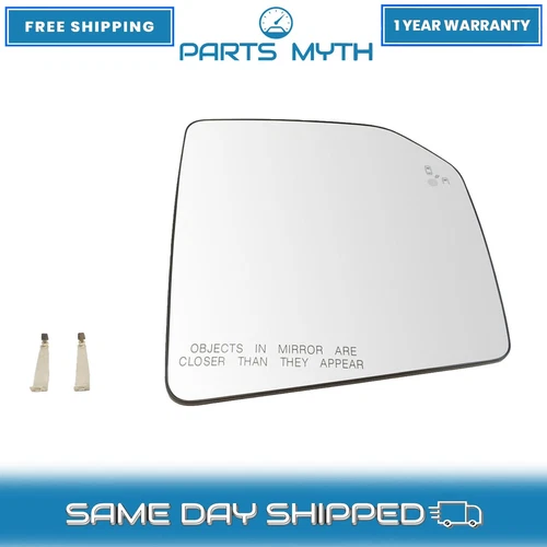 Mirror Glass Heated Blind Spot Passenger Side For 2015-2017 Ford F150 Truck